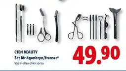 Lidl CIEN BEAUTY Set för ögonbryn/fransar*, SEK 49.9 erbjuda