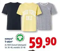 Lidl esmara T-shirt, SEK 59.9 erbjuda
