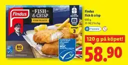 Lidl Findus Fish & crisp, SEK 58.9 erbjuda