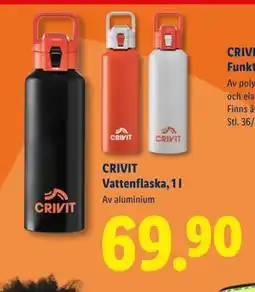 Lidl Vattenflaska, 1 l, SEK 69.9 erbjuda