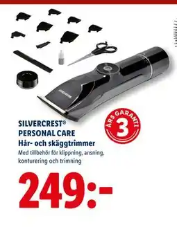 Lidl SILVERCREST PERSONAL CARE Hår- och skäggtrimmer, SEK 249 erbjuda