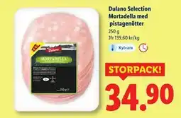 Lidl Dulano Selection Mortadella med pistagenötter, SEK 34.9 erbjuda