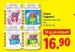Lidl Jetgum Tuggummi, SEK 16.9 erbjuda