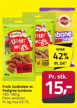 Fleggaard Frolic Godbidder el. Pedigree Jumbone erbjuda