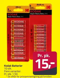 Fleggaard Kodak Batterier erbjuda