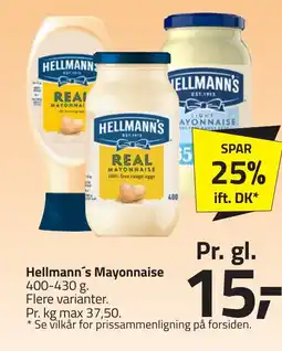 Fleggaard Hellmann's Mayonnaise erbjuda