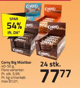 Fleggaard Corny Big Müslibar . erbjuda