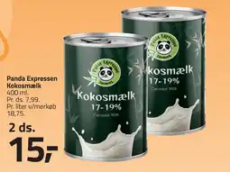 Fleggaard Panda Expressen Kokosmælk erbjuda