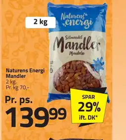 Fleggaard Naturens Energi Mandler erbjuda
