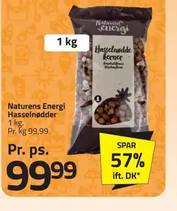 Fleggaard Naturens Energi Hasselnødder erbjuda