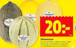 ICA Kvantum ICA Sötmeloner erbjuda