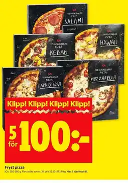 ICA Kvantum ICA Fryst pizza erbjuda