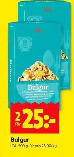 ICA Kvantum ICA Bulgur erbjuda