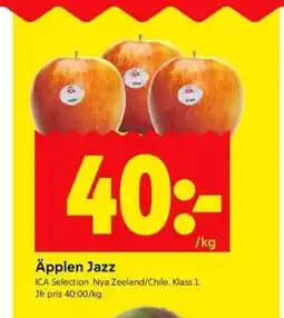 ICA Kvantum Äpplen Jazz erbjuda