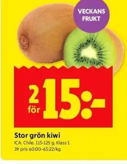 ICA Kvantum ICA Stor grön kiwi erbjuda