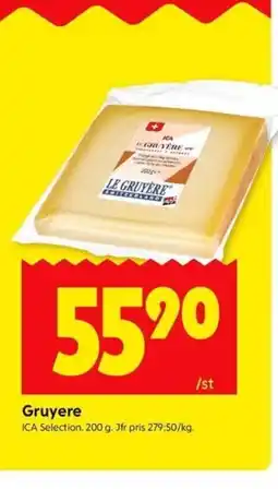 ICA Kvantum Gruyere ICA erbjuda