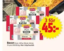 ICA Supermarket SCAN Bacon erbjuda