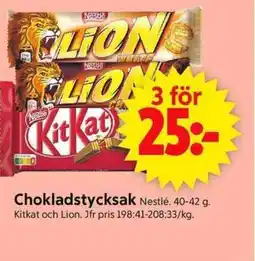 ICA Supermarket Chokladstycksak Nestlé erbjuda