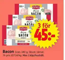 ICA Supermarket SCAN Bacon erbjuda