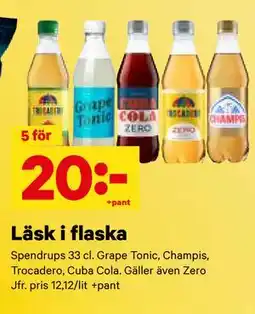 City Gross Läsk i flaska, SEK 20 erbjuda