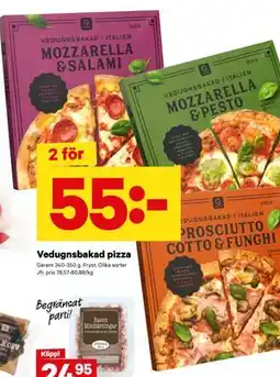 City Gross Vedugnsbakad pizza, SEK 55 erbjuda