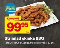 City Gross Strimlad skinka BBQ, SEK 99.95 erbjuda