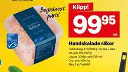 City Gross Handskalade räkor, SEK 99.95 erbjuda