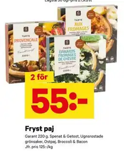 City Gross Fryst paj, SEK 55 erbjuda