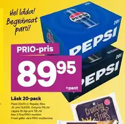 City Gross Läsk 20-pack, SEK 89.95 erbjuda