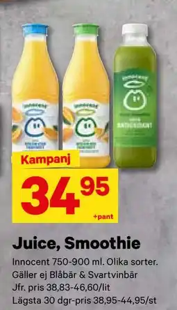 City Gross Juice, Smoothie, SEK 34.95 erbjuda