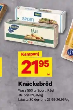 City Gross Knäckebröd, SEK 21.95 erbjuda