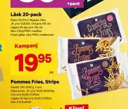 City Gross Pommes Fries, Strips, SEK 19.95 erbjuda