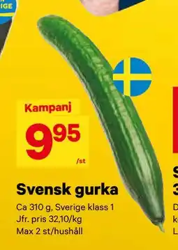City Gross Svensk gurka, SEK 9.95 erbjuda