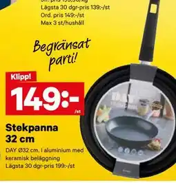 City Gross Stekpanna 32 cm, SEK 149 erbjuda