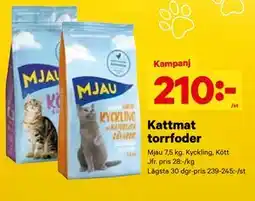 City Gross Kattmat torrfoder, SEK 210 erbjuda