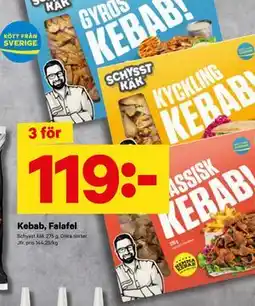 City Gross Kebab, Falafel, SEK 119 erbjuda