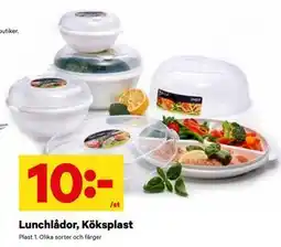 City Gross Lunchlådor, Köksplast, SEK 10 erbjuda