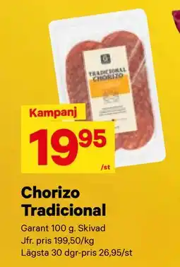 City Gross Chorizo Tradicional, SEK 19.95 erbjuda