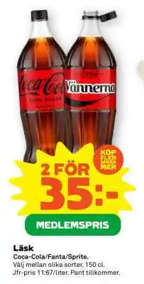 Stora Coop Läsk erbjuda