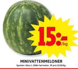 ICA Maxi Minivattenmeloner erbjuda