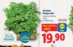 Lidl Matriket Bladpersilja erbjuda