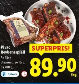 Lidl Pivac Revbensspjäll erbjuda