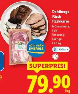 Lidl Dahlbergs färsk fläskkarré erbjuda
