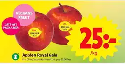 ICA Supermarket ÄPPLEN ROYAL GALA erbjuda