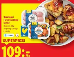 Lidl Kronfågel färsk kycklinglårfilé erbjuda