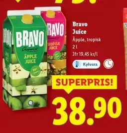 Lidl Bravo juice erbjuda