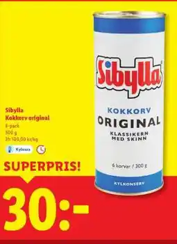 Lidl Sibylla Kokkorv original erbjuda
