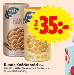 ICA Supermarket Runda Knäckebröd erbjuda