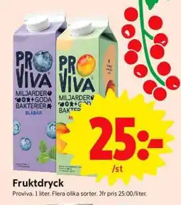 ICA Supermarket FRUKTDRYCK erbjuda