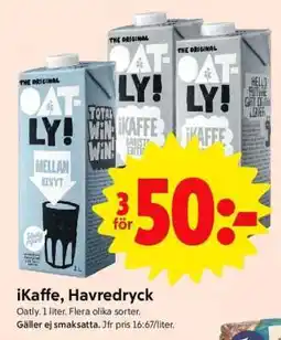 ICA Supermarket IKaffe Havredryck erbjuda